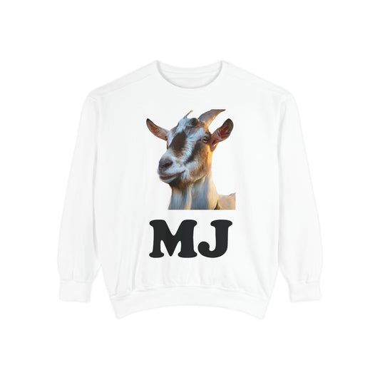 MJ GOAT - Unisex Garment-Dyed Sweatshirt
